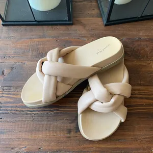 Universal Thread Braided Slide Sandals in Tan thumbnail 3