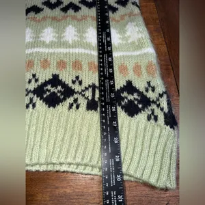 Anthropologie‎ Fair Isle Turtleneck Tunic Sweater thumbnail 8