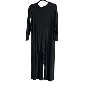 HATCH Daily Feed Maternity Waffle Knit Jumpsuit Black Small thumbnail 7