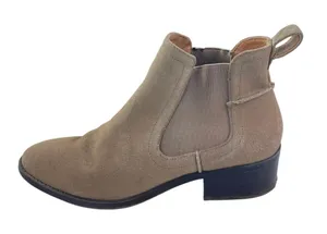 Steve Madden Dicey Women's Brown Tan Suede Leather Chelsea Ankle Boots Size 7.5 thumbnail 1