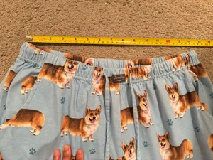 Comfies Welsh Corgi Unisex Cotton Blend Pajama Bottoms Size L thumbnail 7