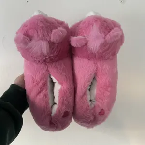 Care Bear Slippers Pink Cheer Bear Slippers Womens Size 5-6 XS-S NWT‎ 2024 thumbnail 2