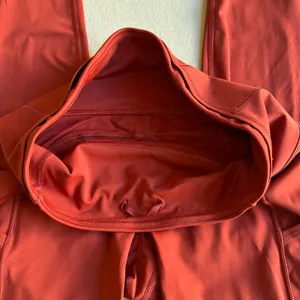 Lululemon Red Wunder Train High-Rise Leggings with Pockets 25" thumbnail 6