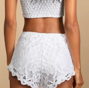 White lace Free people shorts! thumbnail 3