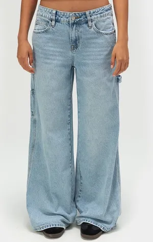 RSQ Low Rise Extreme Baggy Carpenter Jeans thumbnail 1