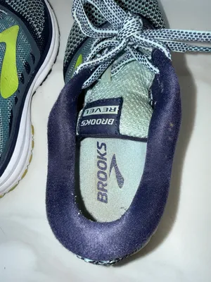 Brooks Men's Athletic Running Shoes - Navy and Lime Green thumbnail 12