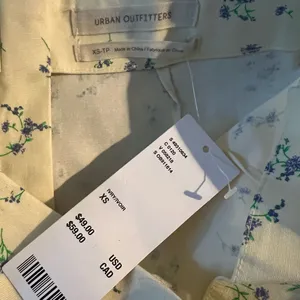 Urban Outfitters Cream Floral Mini Skirt thumbnail 3