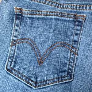 Levis 515 Womens Size 8 Medium Straight Leg Jeans Stretch Blue Denim Everyday thumbnail 8