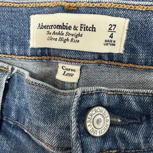 Abercrombie & Fitch The Ankle Straight Ultra High Rise Curve Love Jeans Sz 27/4 thumbnail 5