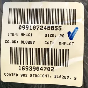 NWT Madewell The '90s Straight Jean in Coated Midnight Blue‎ Foil NN461 thumbnail 14