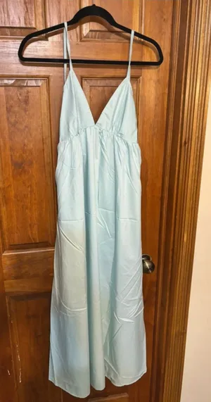 Ladies light blue dress Size L thumbnail 1
