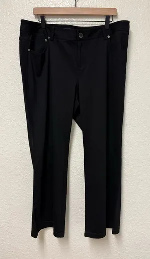 INC International Concepts Black Pants Size 18WP thumbnail 1