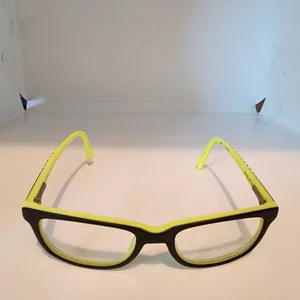 Nike Yellow & Black Prescription Glasses Frames, Case, & Cleaning Cloth thumbnail 3