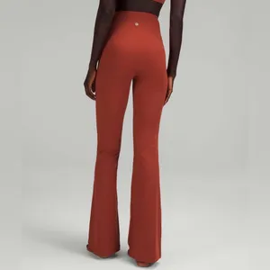 Lululemon Groove Super-High-Rise Flared Pants in Cayenne Size 2 Yoga Pilates thumbnail 2