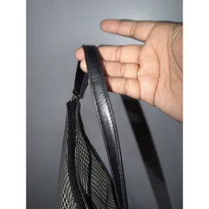 Vintage Lauren Ralph Lauren Houndstooth Zippered Purse Bag Detachable Strap M thumbnail 9