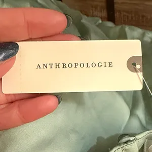 Anthropologie Corey Lynn Carter mint/sage silk slip dress thumbnail 6