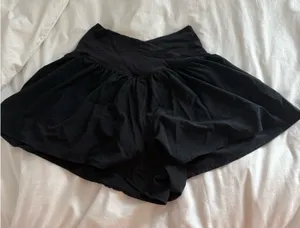 OFFLINE By Aerie Real Me Crossover Flowy Short black thumbnail 1