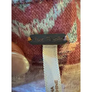 Free People Shorts Women‎ 6 Wild Plum Tribal Linen Blend Boho Retro thumbnail 6