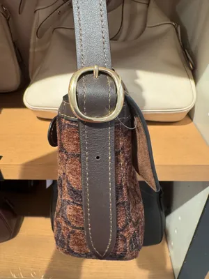 NWT Coach Etta Small Flap Shoulder Bag in Signature Chenille CCV65 Fall Release thumbnail 2