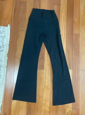 Aerie Black High Waisted Yoga Pants thumbnail 1