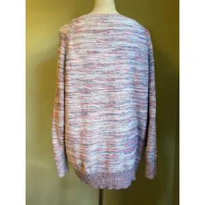 Torrid pink Multicolored Marled Knit‎ Sweater Top 2XL boho whimsigoth Y2K fairy thumbnail 4