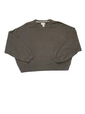NWT J.Crew Cashmere Blouson-sleeve Sweater in Smokey Wood Oversized XL thumbnail 6