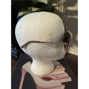 Women's Oversized Square Sunglasses in Taupe Tan thumbnail 2