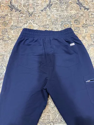 Navy FIGS Jogger Scrub Pants thumbnail 4