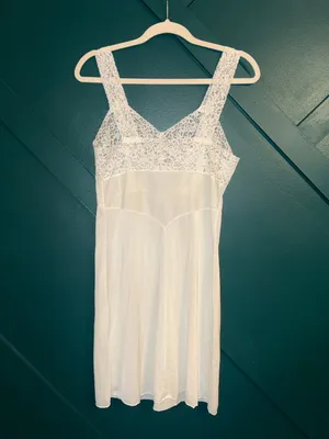 Carter's Lace Trim Slip Dress Romantic Y2K Lingerie Style thumbnail 3