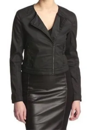 Mavi Jeans‎ Co. Ruby Coated Black Jacket Small thumbnail 1