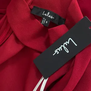 Lulus Keep It Interesting Red Cutout One-Shoulder Maxi Dress size Small NWT thumbnail 5