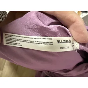 Daily Practice by Anthropologie Mauve Purple Tiered Mixed Media Midi Dress Large thumbnail 7