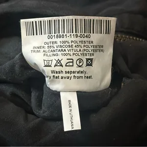 Barbour Women’s Size 8 Black Cashmere Touch Classic Mid Length Quilted Jacket thumbnail 8