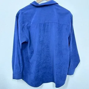 Vintage Disney Eeyore Embroidered Dark Purple Casual Button Up Pooh Women's M thumbnail 2