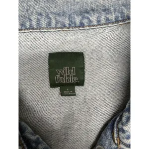 wild fable Light Blue Cropped Denim Jacket thumbnail 7