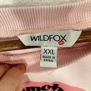 Wildfox Women's XXL Light Pink Brunch‎ Club Everyday Graphic Crewneck Sweatshirt thumbnail 5