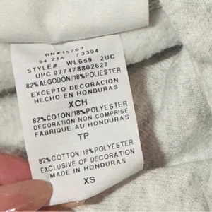 CHAMPION Reverse Weave Crop Hoodie In Gfs Silver Grey - XS thumbnail 6