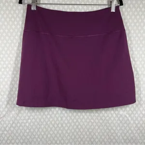 Girlfriend Collective Dark‎ Purple Tennis Skort thumbnail 4