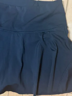 ATHLETA Ace Tennis Skort Skirt 13.5" Long Black Size Medium thumbnail 2