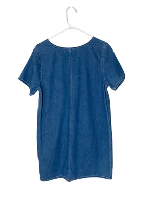 VINTAGE ERIKA CASUALS Denim Shirt Dress thumbnail 3