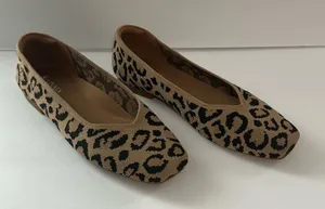 Vivaia Women's Animal Print Sq Toe Business Casual Travel Comfort Walking Margot thumbnail 1