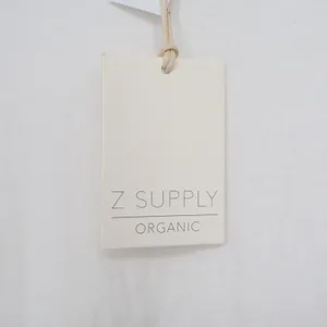 Z Supply Organic White Grey Ombre Dip Dye Sharkbite Midi Dress M thumbnail 3