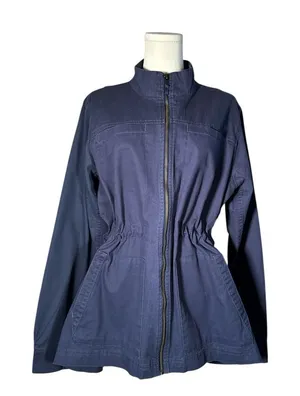 GAP Women's Deep Blue Utility‎ Jacket thumbnail 1