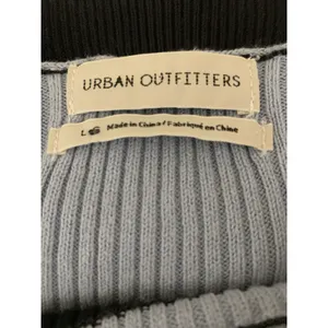 Urban Outfitters Womens L Striped Ribbed Sweater Y2K Retro Colorblock Pullover thumbnail 3