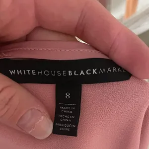 White House Black Market pink satin long sleeve blouse! thumbnail 9