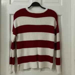 For The Republic Rugby Stripe Sweater Women's M Striped Nautical Preppy Shaker thumbnail 4