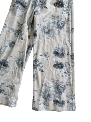 IMILY BELA Cream Floral Wide Leg Jeans Size 12 NEW NWT thumbnail 4