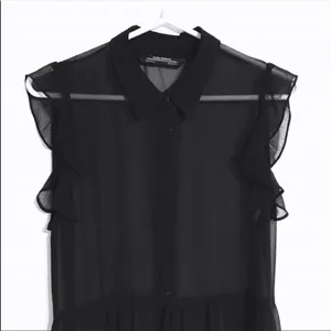 ✨Zara Sheer High Low Duster Dress✨ thumbnail 3