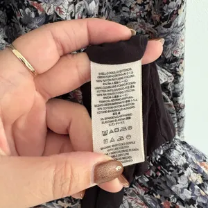 Free People Floral Oversized Bomber Jacket Size Medium thumbnail 3