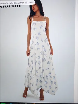 Shein Maxi Dress Floral thumbnail 3